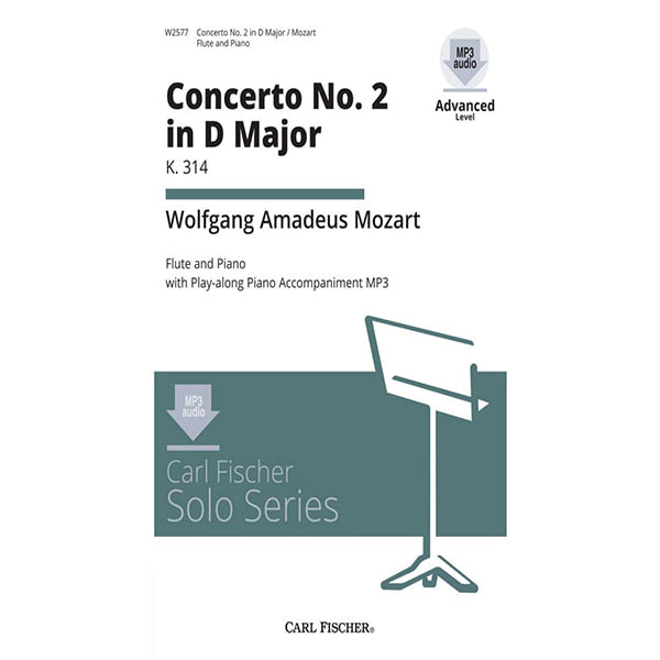 Mozart Flute Concerto No 2 in D major K 314 for Flute and Piano W2577