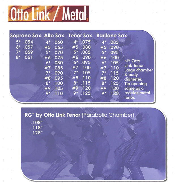 Otto Link New Super Tone Master Tenor Saxophone Mouthpiece - Bell Metal OLM-404