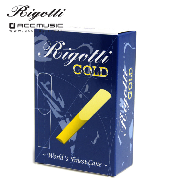Rigotti Gold Tenor Saxophone Reed - Classic Model, 10ea