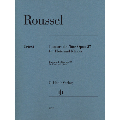 Roussel Joueurs de flute op. 27 for Flute and Piano HN1092