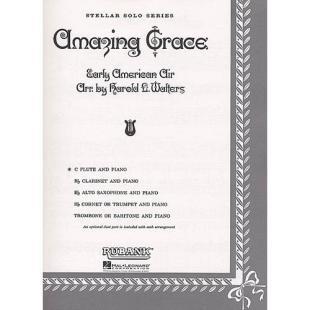 Harold L. Walters: Amazing Grace (Flute with Piano Accompaniment) 4479864