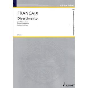 Jean Francaix - Divertimento for flute and piano FTR96