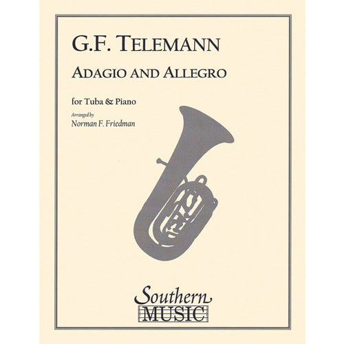 Telemann Adagio and Allegro for Tuba and Piano 3774803