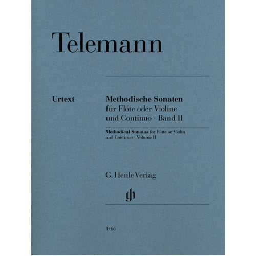 Telemann Methodical Sonatas for Flute or Violin and Continuo Volume II HN1466