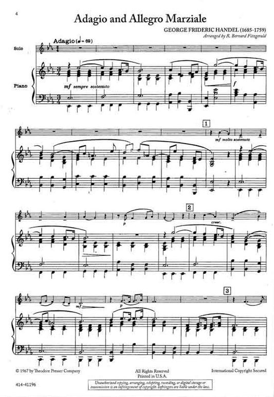 The R. Bernard Fitzgerald Trumpet Collection, Contest & Festival Performance Solos, Trumpet