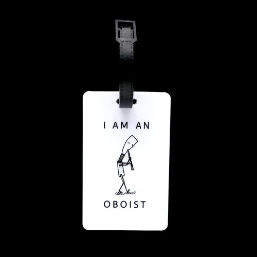 Unos Oboe ID Tag - White