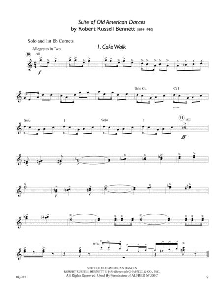 Wind Band Excerpts for Trumpet and Cornet