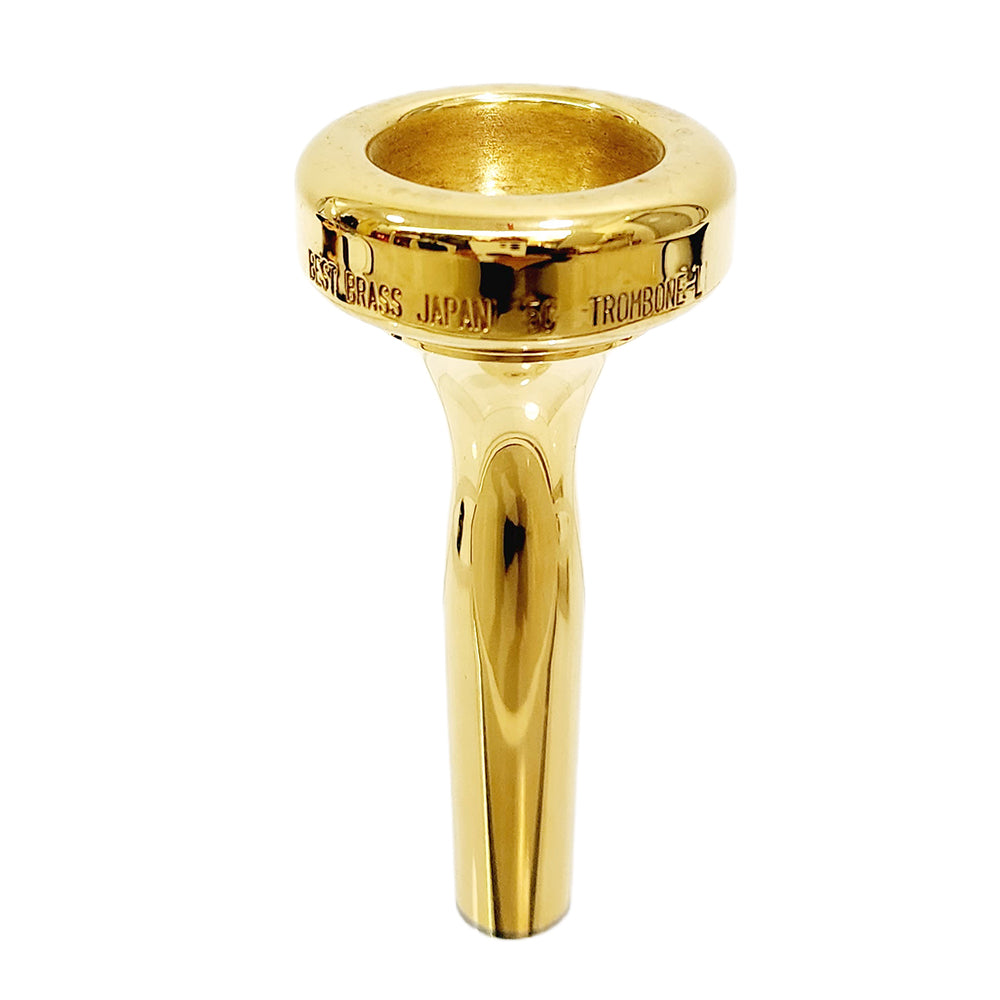 Best Brass Trombone Mouthpiece Groove in Gold Plated