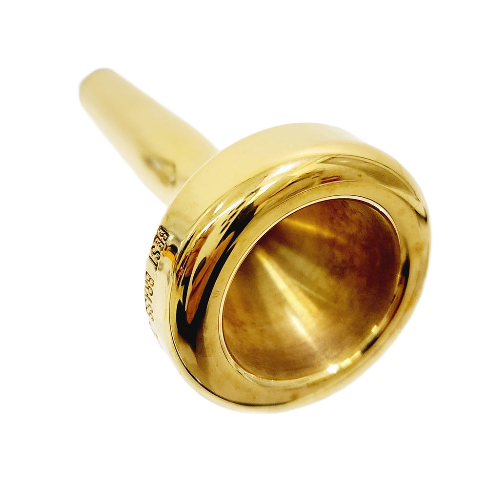 Best Brass Trombone Mouthpiece Groove in Gold Plated