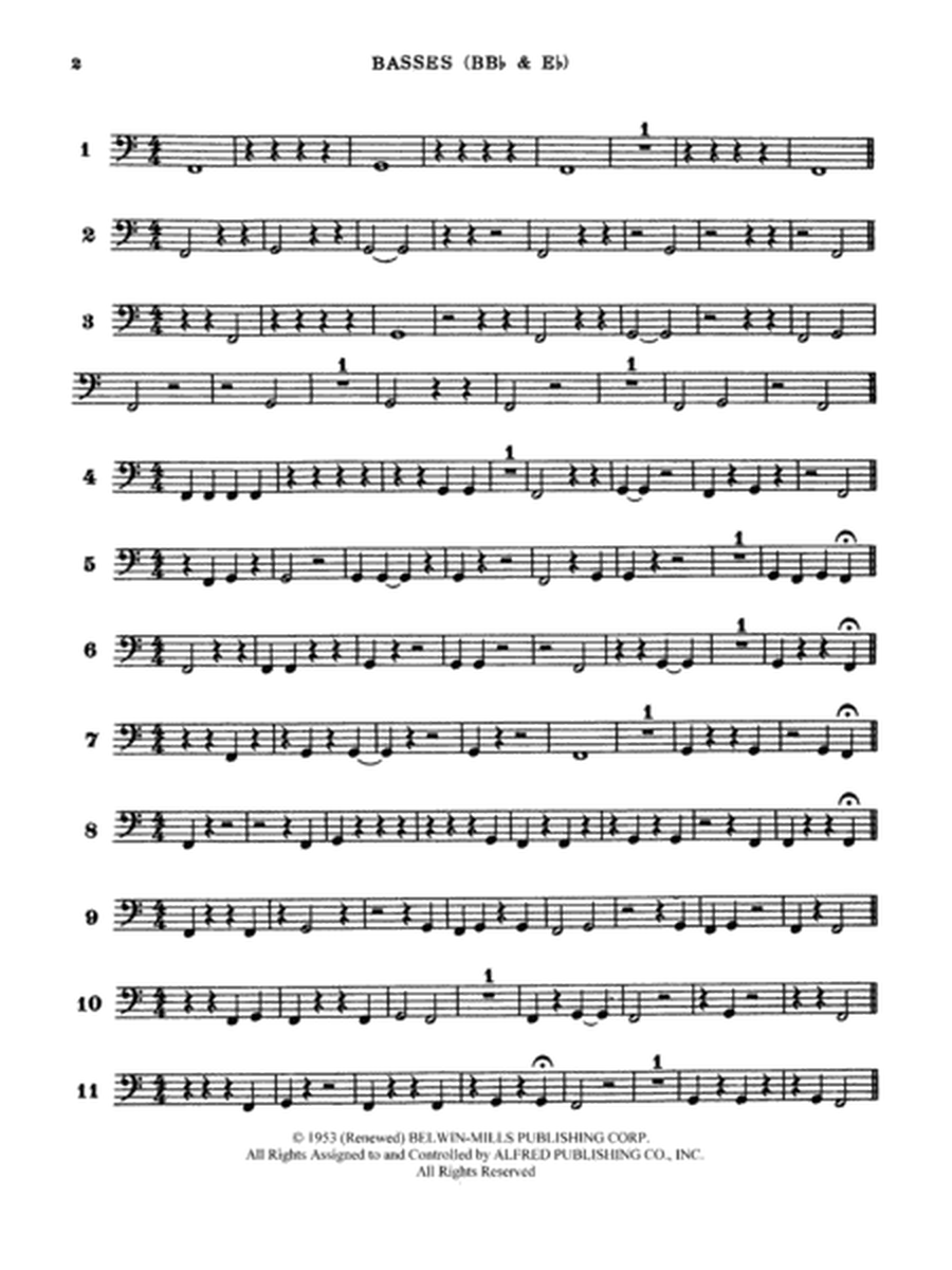 101 Rhythmic Rest Patterns for Tuba [EL00559]