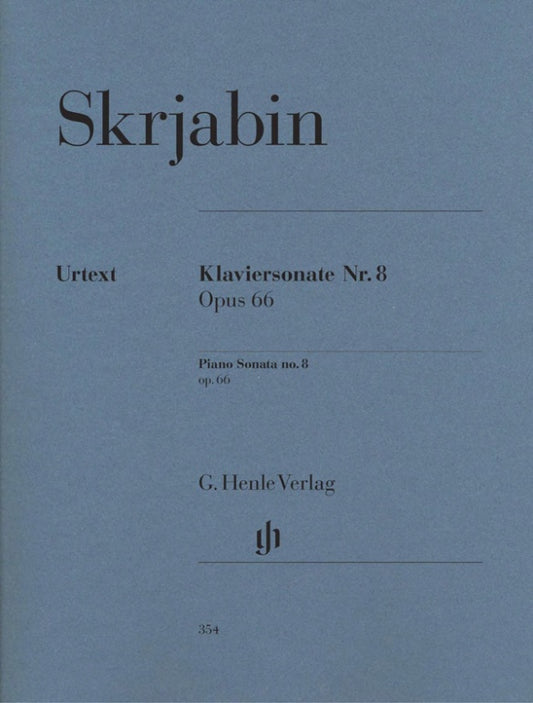 ALEXANDER SCRIABIN Piano Sonata no. 8 op. 66 [HN354]