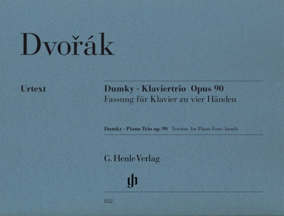 ANTONÍN DVORÁK Dumky · Piano Trio op. 90, Version for Piano Four-hands [HN822]