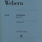 ANTON WEBERN Variations op. 27 [HN1344]