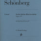 ARNOLD SCHÖNBERG Six Little Piano Pieces op. 19 [HN1547]