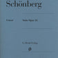 ARNOLD SCHÖNBERG Suite op. 25 [HN1548]