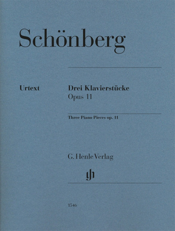 ARNOLD SCHÖNBERG Three Piano Pieces op. 11 [HN1546]