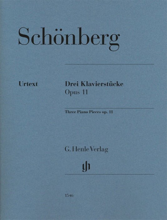 ARNOLD SCHÖNBERG Three Piano Pieces op. 11 [HN1546]