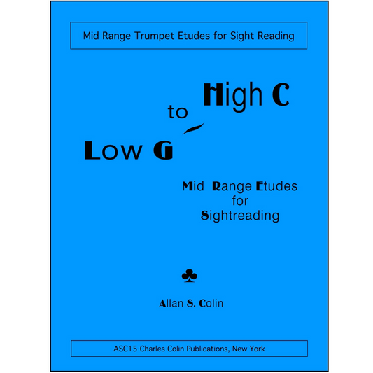 Allan Colin Mid Range Trumpet Etudes for Sight Reading [ASC15]