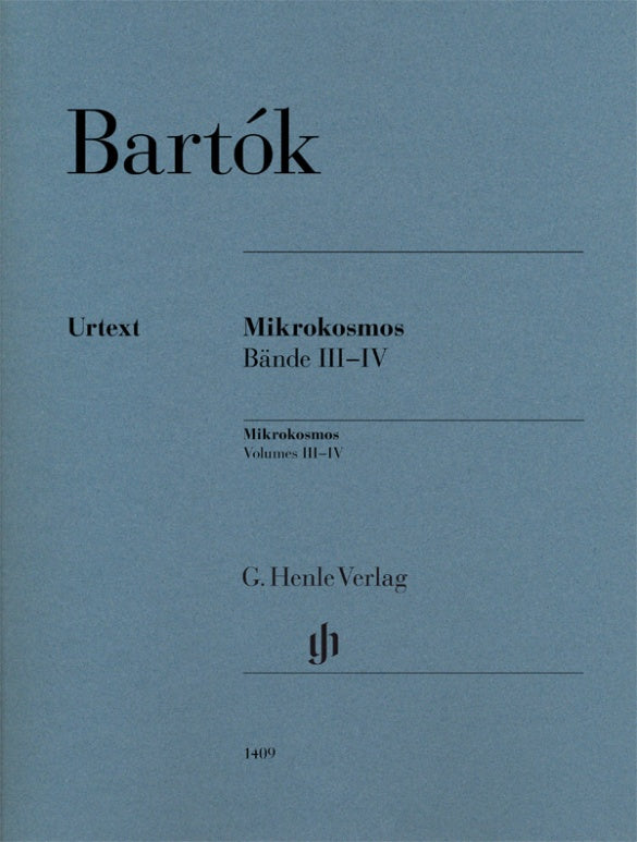 BÉLA BARTÓK Mikrokosmos, Volumes III-IV [HN1409]