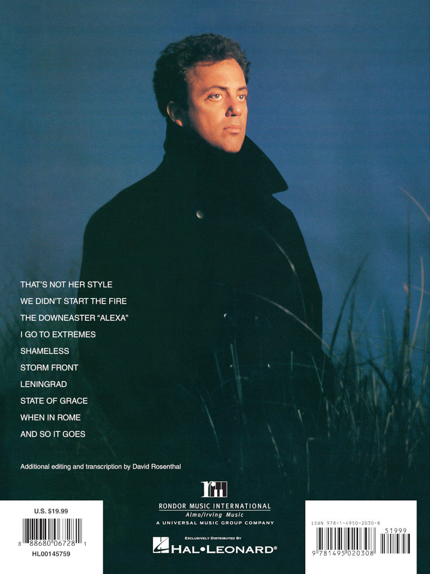 Billy Joel – Storm Front Piano/Vocal/Guitar Artist Songbook [145759]