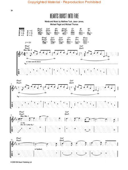 Bullet for My Valentine – Scream Aim Fire Guitar Recorded Versions TAB [690957]