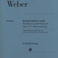 CARL MARIA VON WEBER Concert Piece f minor op. 79 for Piano and Orchestra [HN829]
