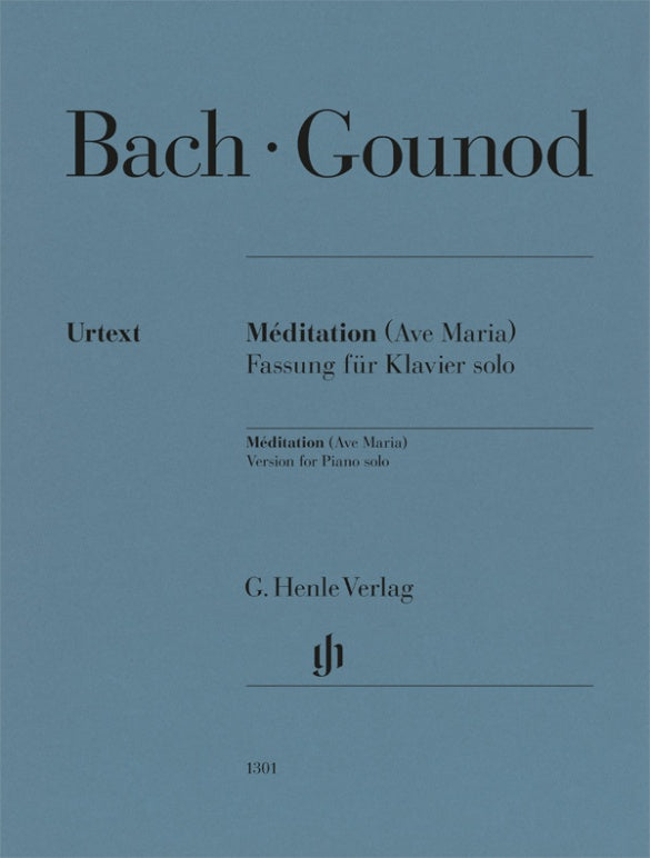 CHARLES GOUNOD Méditation, Ave Maria (Johann Sebastian Bach) [HN1301]