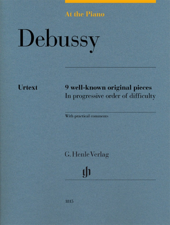 CLAUDE DEBUSSY At the Piano - 9 well-known original pieces [HN1815]