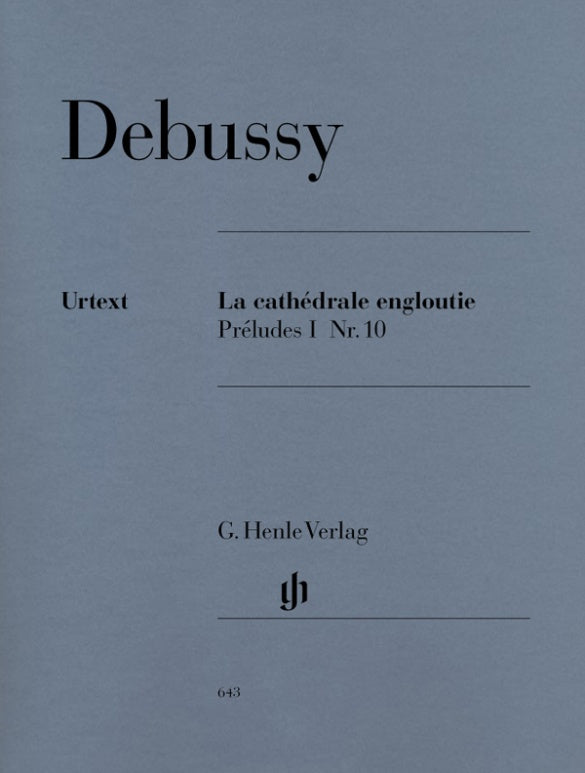 CLAUDE DEBUSSY La Cathédrale engloutie [HN643]