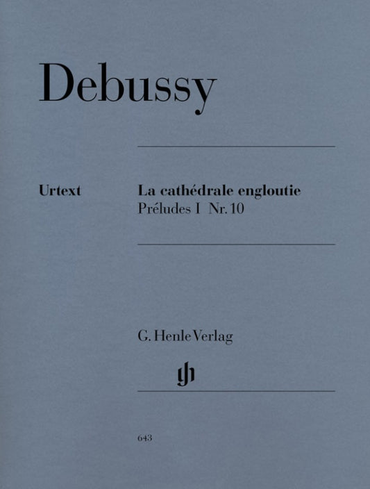 CLAUDE DEBUSSY La Cathédrale engloutie [HN643]