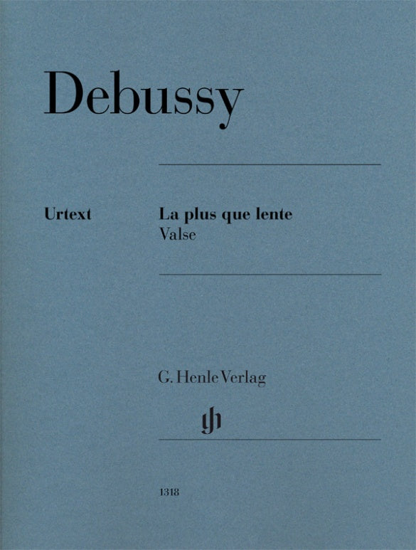 CLAUDE DEBUSSY La plus que lente – Valse [HN1318]