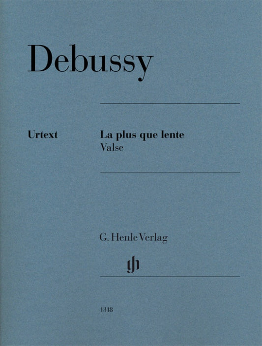 CLAUDE DEBUSSY La plus que lente – Valse [HN1318]