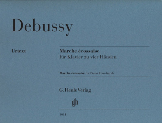 CLAUDE DEBUSSY Marche écossaise for Piano Four-hands [HN1011]