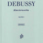 CLAUDE DEBUSSY Piano Works, Volume I [HN1193]