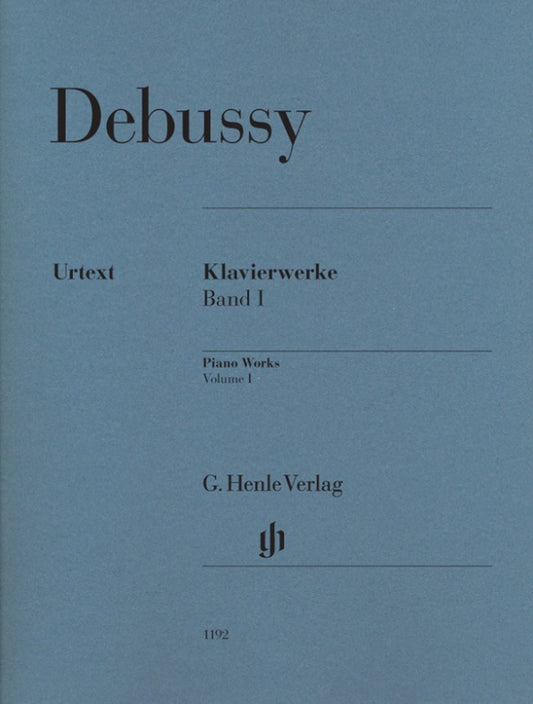 CLAUDE DEBUSSY Piano Works, Volume I [HN1192]