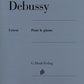 CLAUDE DEBUSSY Pour le Piano [HN385]