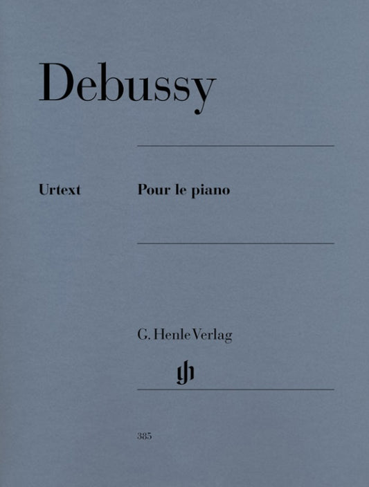 CLAUDE DEBUSSY Pour le Piano [HN385]