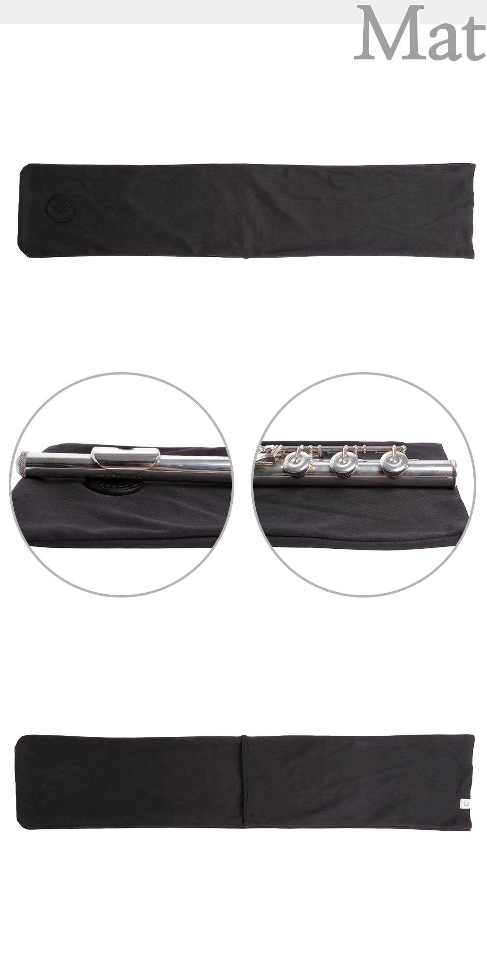 CURTIS Flute Case Cover, Mat, Cozy, Care Cloth