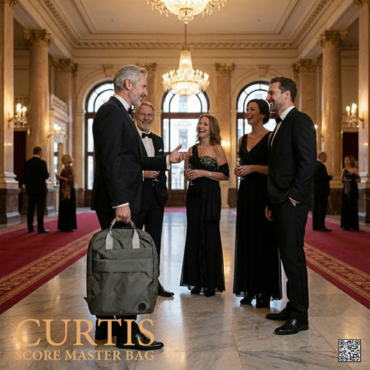 CURTIS Conductor Score Master Bag - 3rd Gen, All-in-One Edition for Rehearsals, Concerts, and Travel