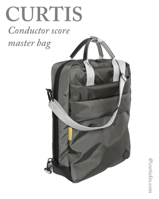 CURTIS Conductor Score Master Bag - 3rd Gen, All-in-One Edition for Rehearsals, Concerts, and Travel