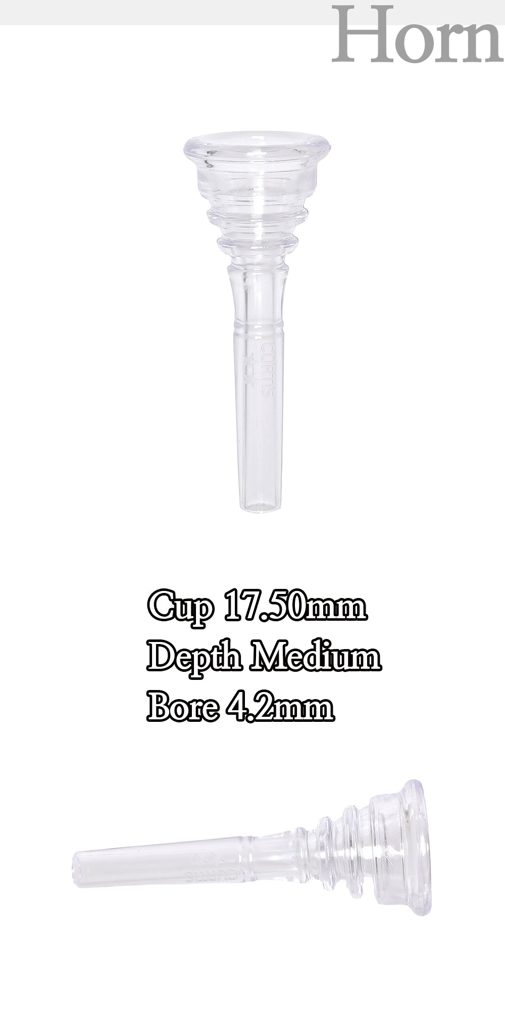 CURTIS P Horn Mouthpiece Ⅱ - Resonance Crystal Clear