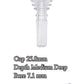 CURTIS P Trombone Mouthpiece Ⅱ - Resonance Crystal Clear - Large Shank