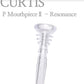 CURTIS P Trumpet Mouthpiece Ⅱ - Resonance Crystal Clear