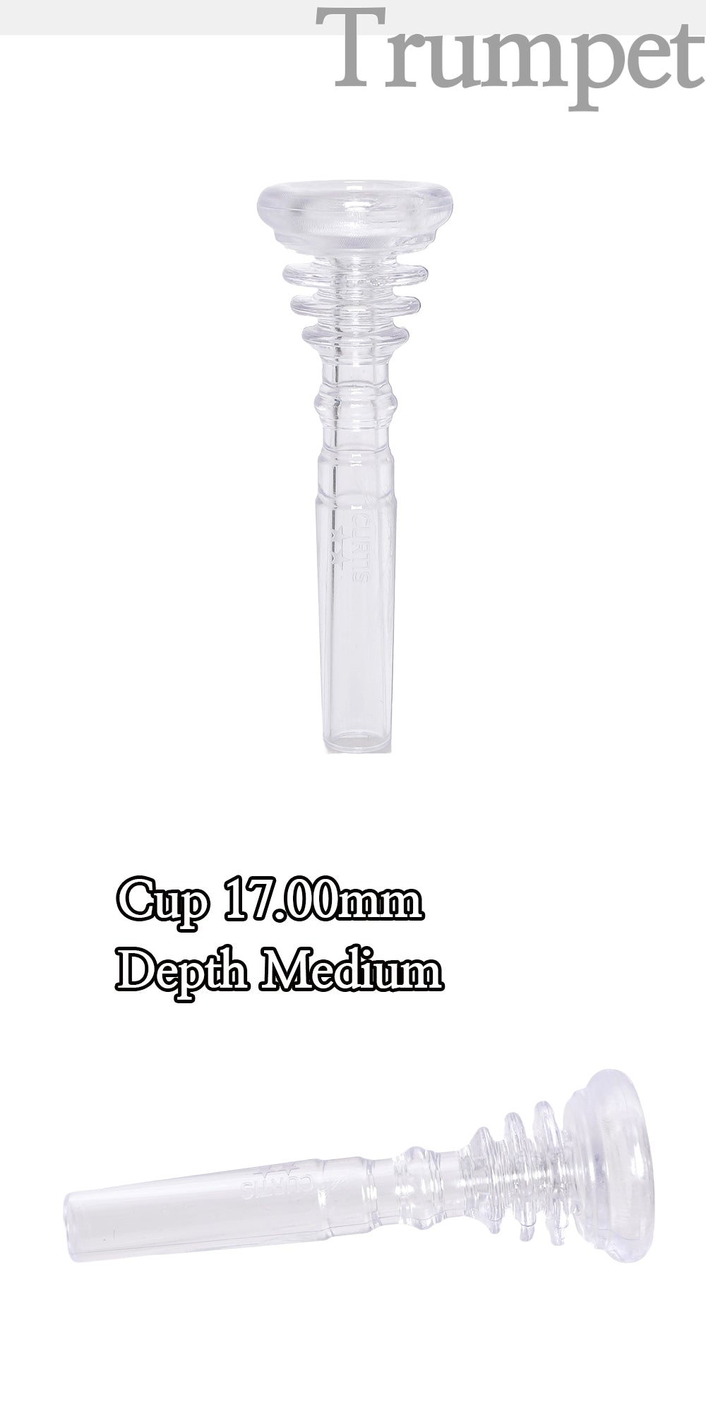 CURTIS P Trumpet Mouthpiece Ⅱ - Resonance Crystal Clear