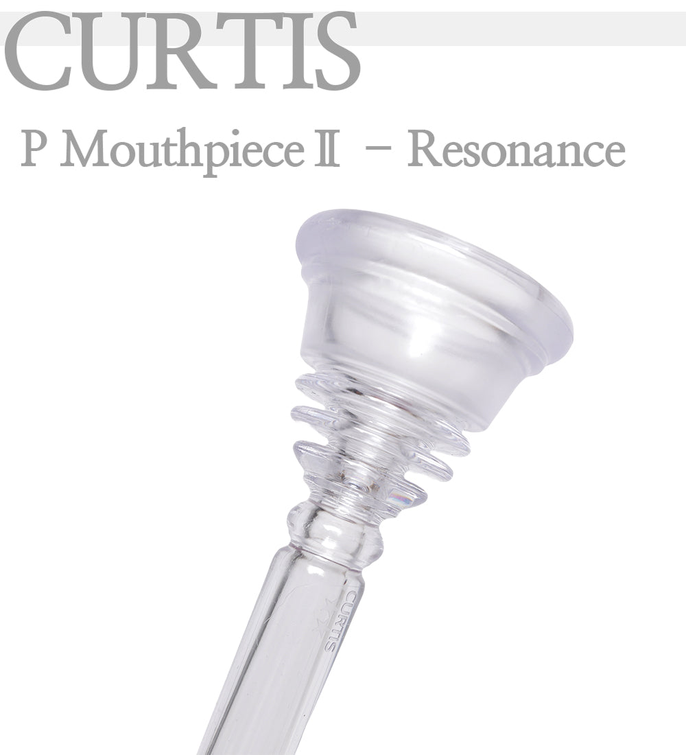 CURTIS P Tuba Mouthpiece Ⅱ - Resonance Crystal Clear - European Shank