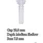 CURTIS P Tuba Mouthpiece Ⅱ - Resonance Crystal Clear - European Shank