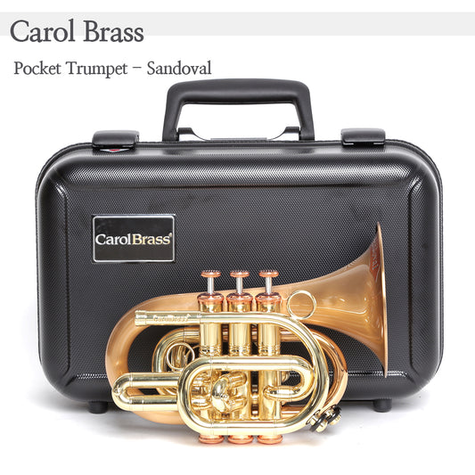Carol Brass Bb Pocket Trumpet - Sandoval Signature [CPT-3002-RLM(D)-Bb-SLB]