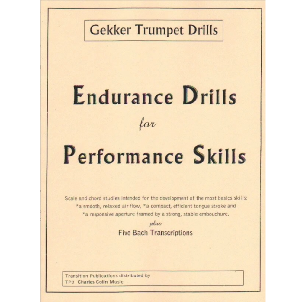 Chris Gekker Trumpet Drills - Endurance Drills for Performance Skills [CCTP3]