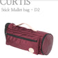 Curtis Drum Stick Mallet Bags D2 - Wine & black