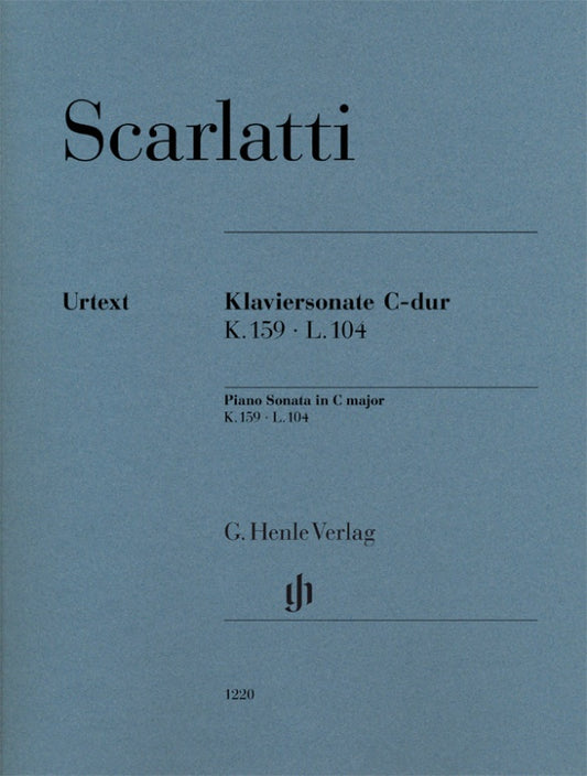 DOMENICO SCARLATTI Piano Sonata C major K. 159, L. 104 [HN1220]